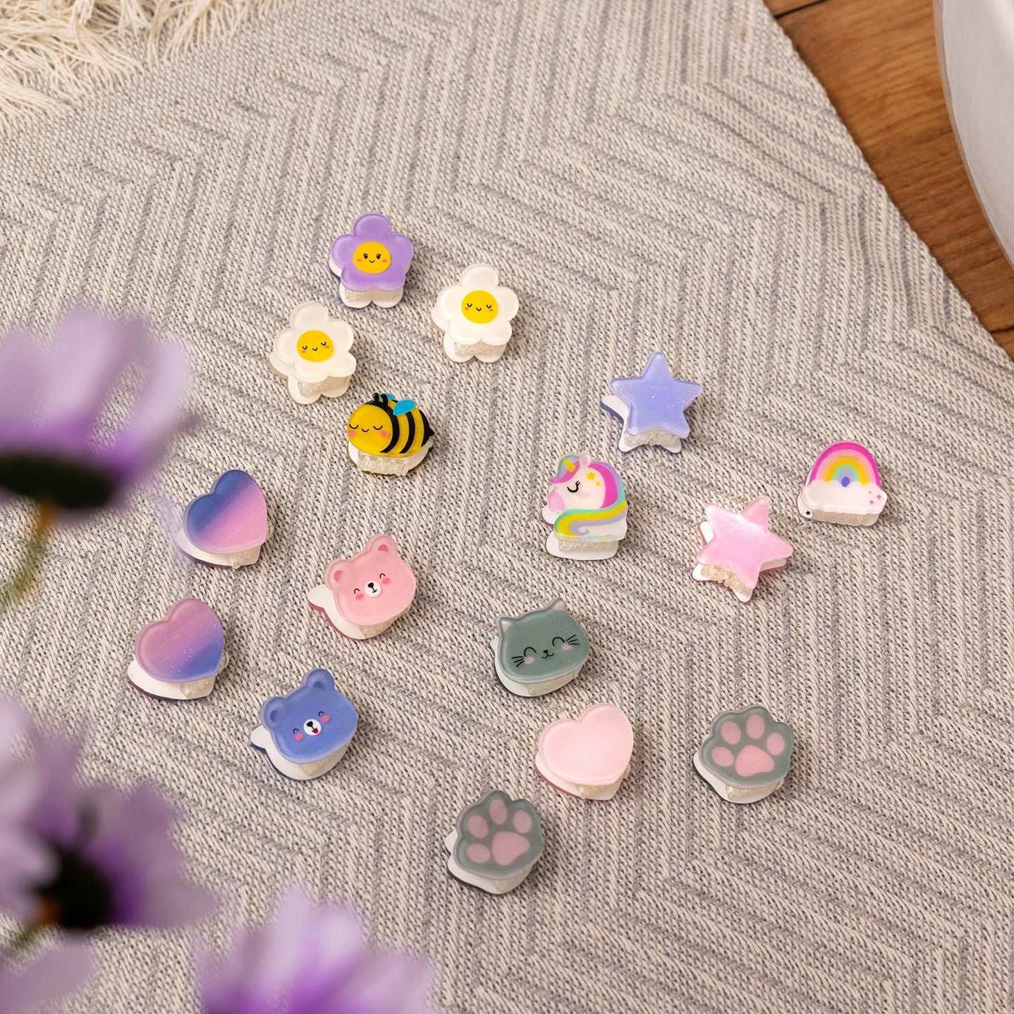 Set de 4 Mini Barrettes à Cheveux Kitty - Clip me up!