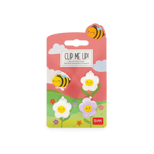 Set de 4 Mini Barrettes à Cheveux Bee - Clip me up!