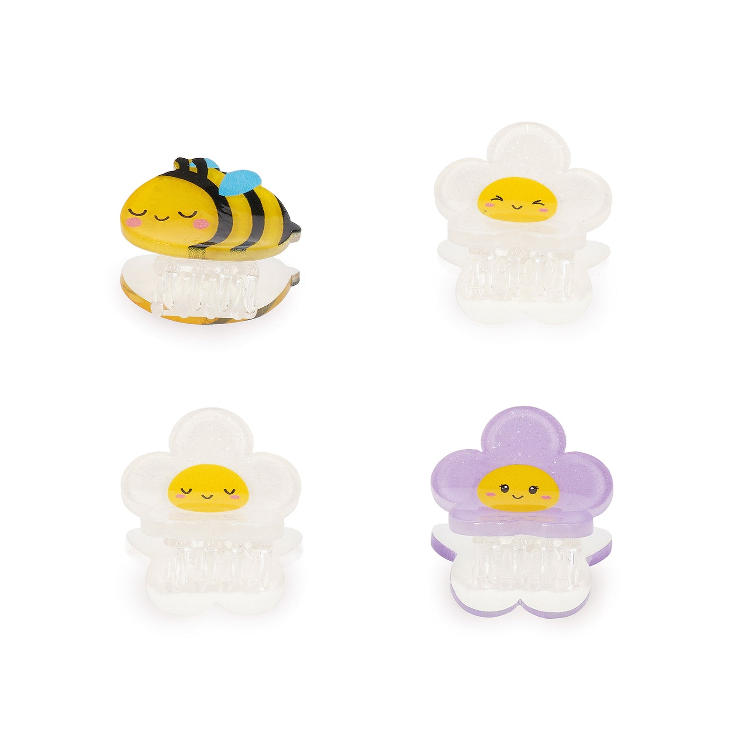 Set de 4 Mini Barrettes à Cheveux Bee - Clip me up!