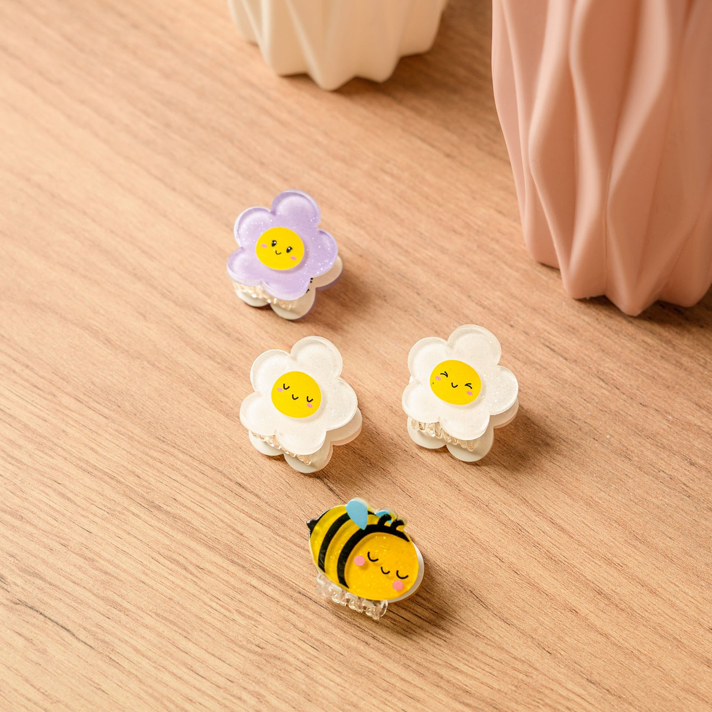 Set de 4 Mini Barrettes à Cheveux Bee - Clip me up!