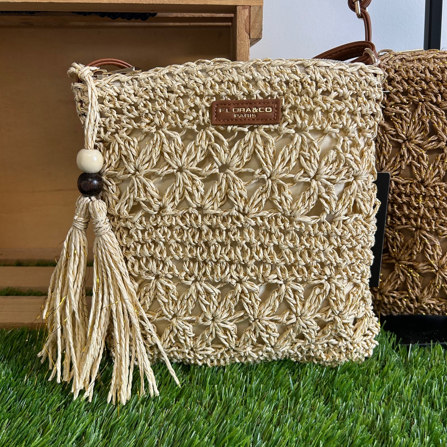 Pochette paille Livy - Divers Coloris