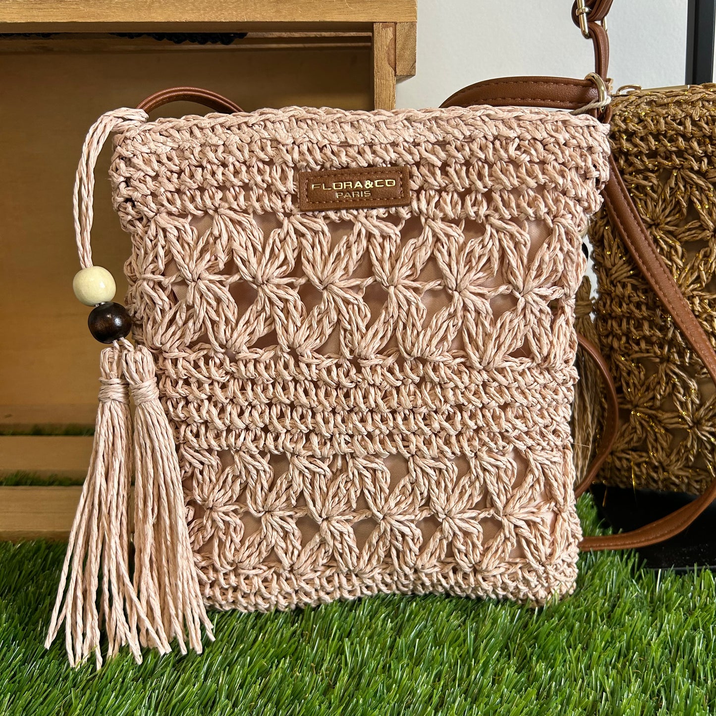 Pochette paille Livy - Divers Coloris