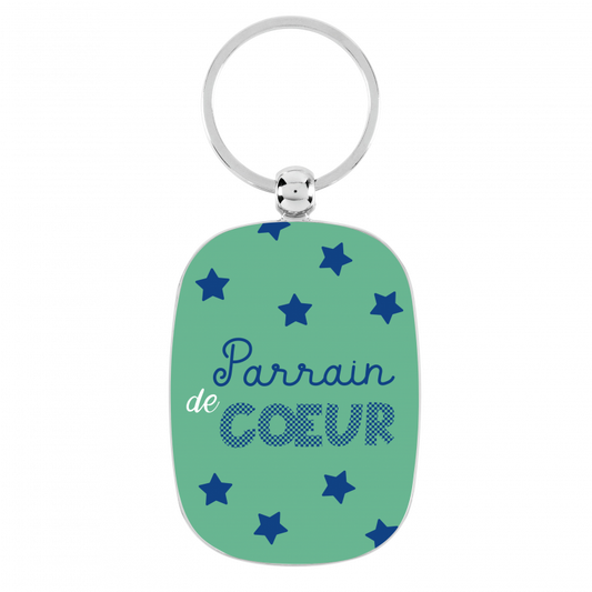 Porte clés Parrain de coeur