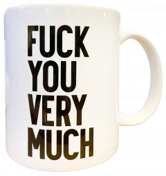 Mug "F*** you very much"
