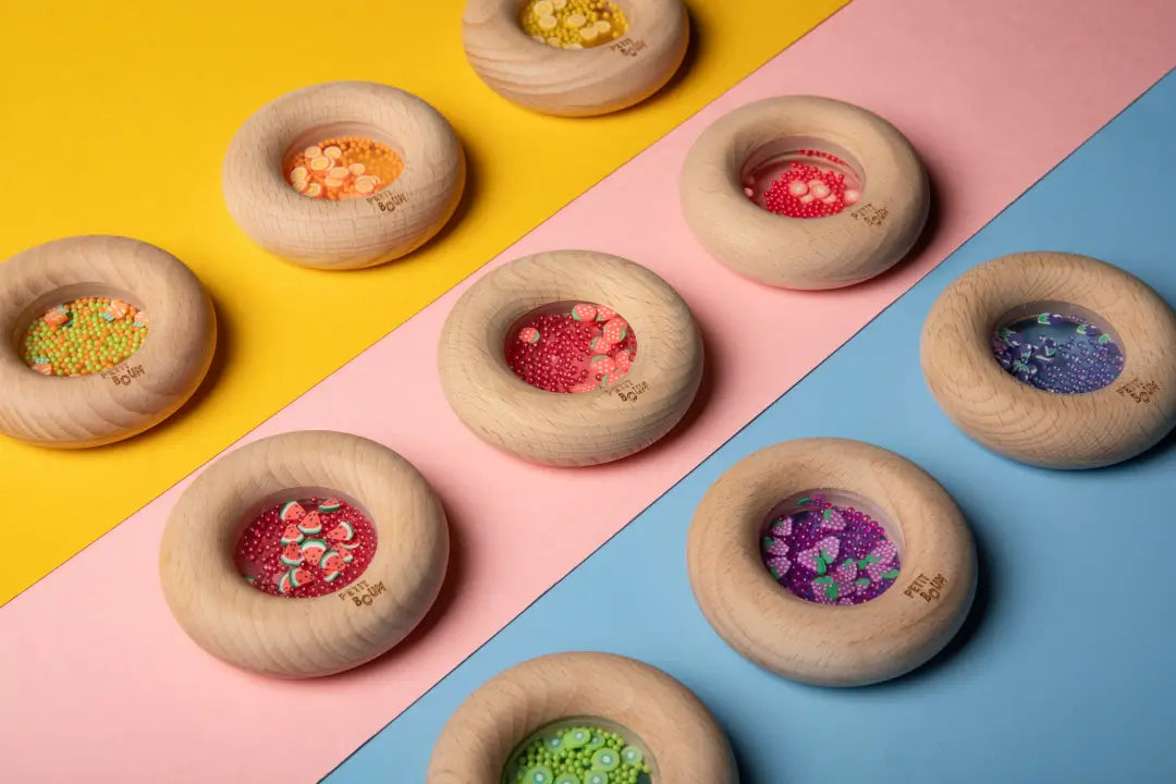 Hochet sensoriel Donut - Divers Modèles