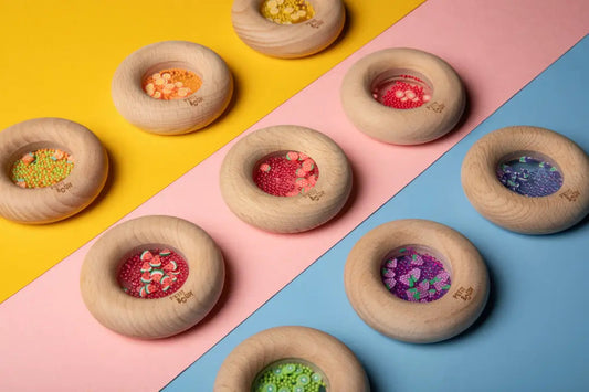 Hochet sensoriel Donut - Divers Modèles