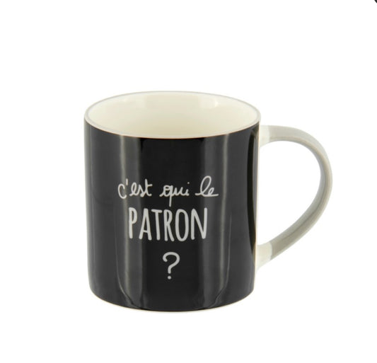 Mug "C'est qui le Patron ?"