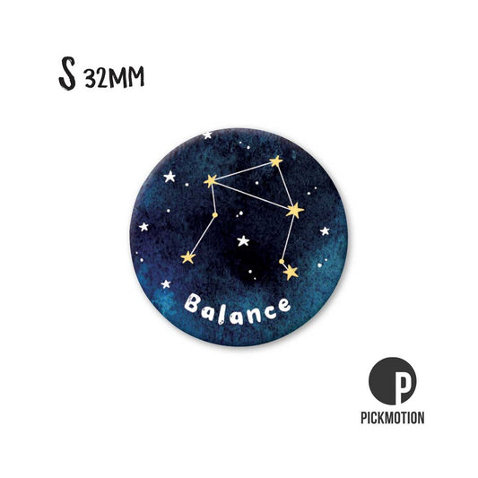 Magnet Taille S " Signe astro Balance"