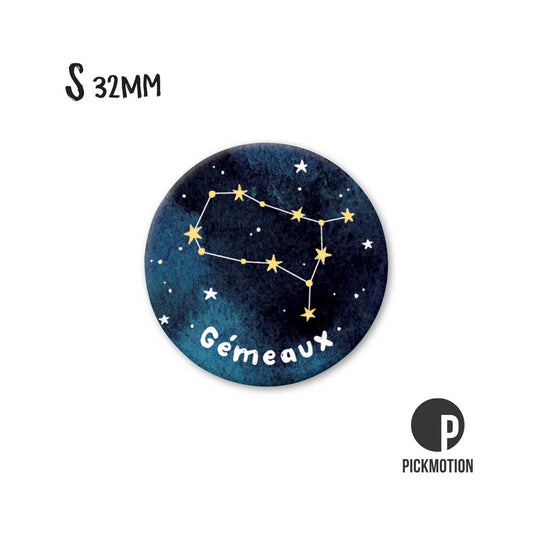 Magnet Taille S "Signe astro Gémeaux"
