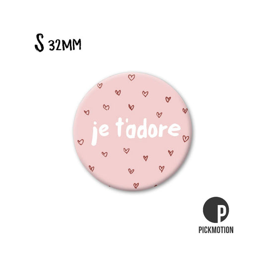 Magnet Taille S "Je l'adore'