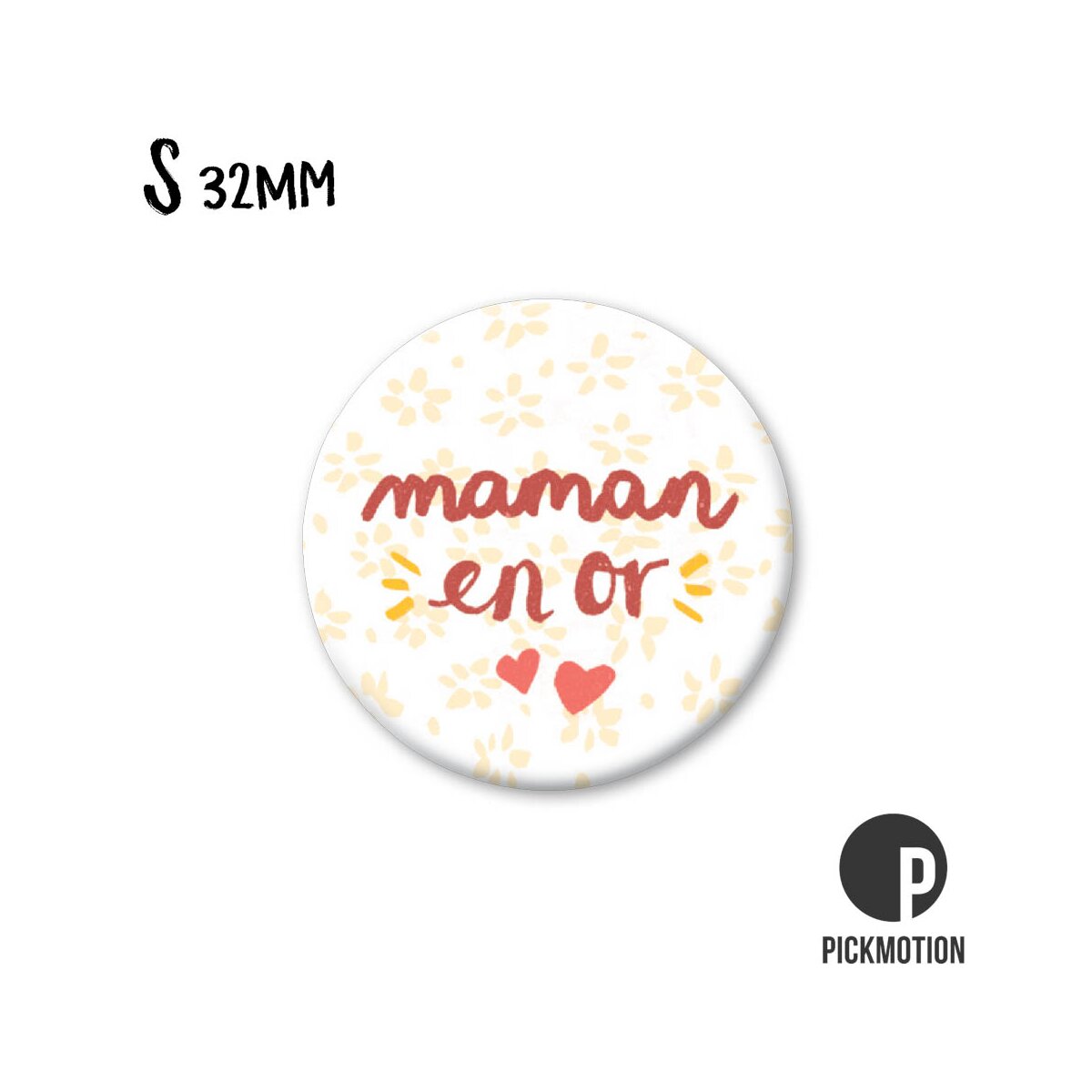 Magnet Taille S "Maman en or"
