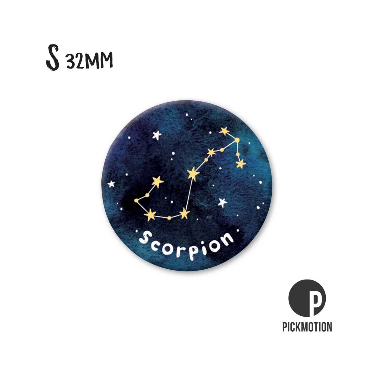 Magnet Taille S "Signe astro scorpion"