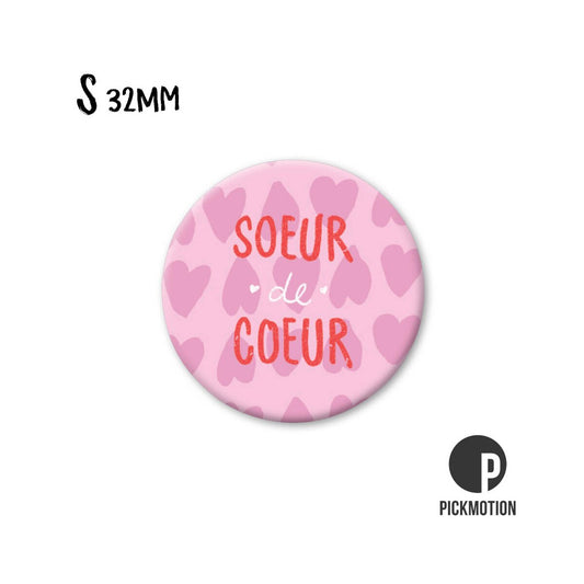 Magnet Taille S "Soeur de Coeur"