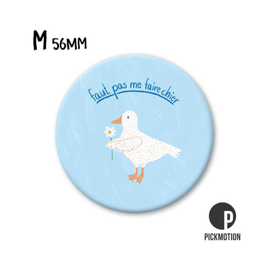 Magnet Taille M " Faut pas me faire chier"