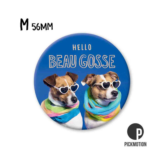Magnet Taille M " Hello beau gosse"