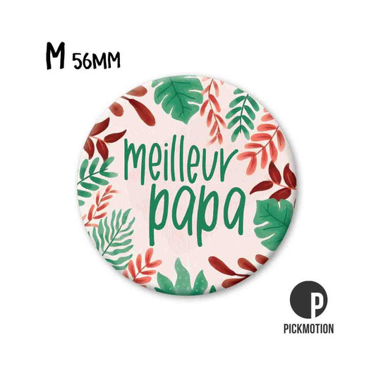 Magnet Taille M " Meilleur Papa"