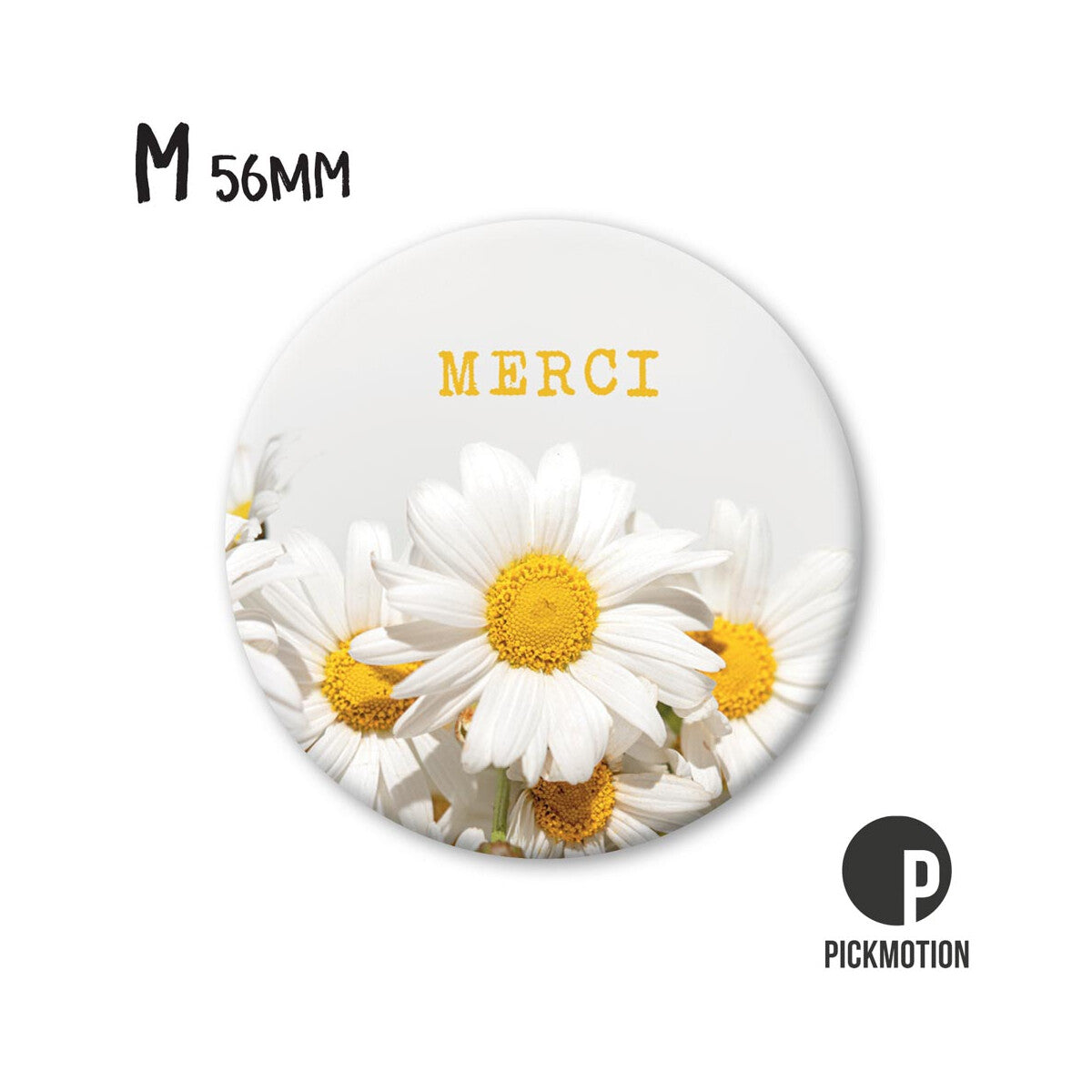 Magnet Taille M " MERCI"