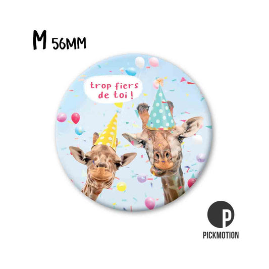 Magnet Taille M " trop fiers de toi"