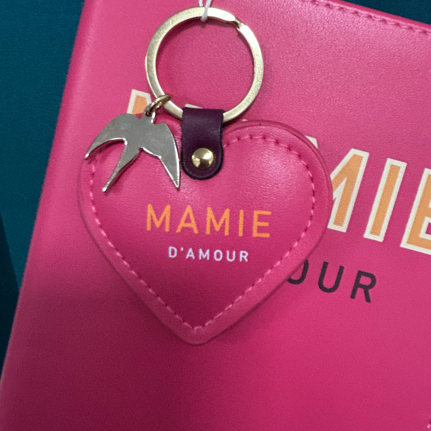 Carnet ligné + Porte clés Mamie d'Amour