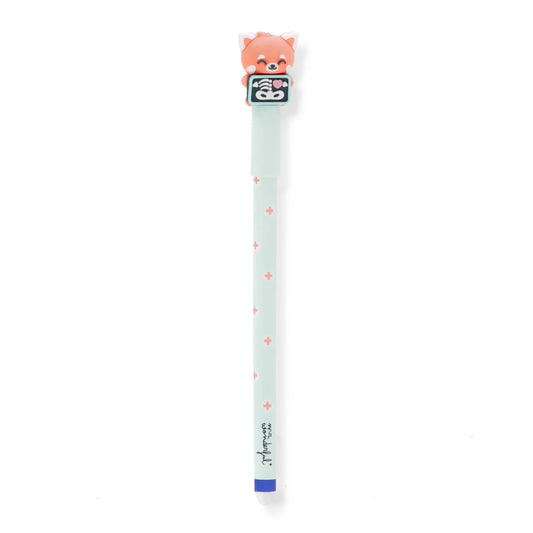Stylo effaçable Bo-Bo - Panda roux avec rayons X