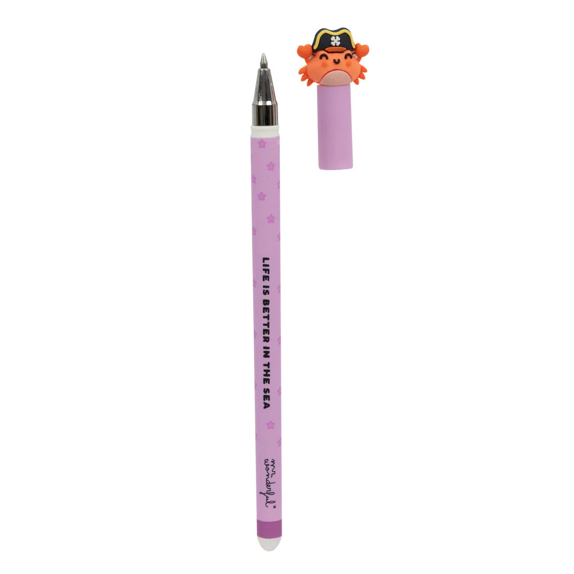 Stylo effaçable Bo-Bo Crabe Pirate