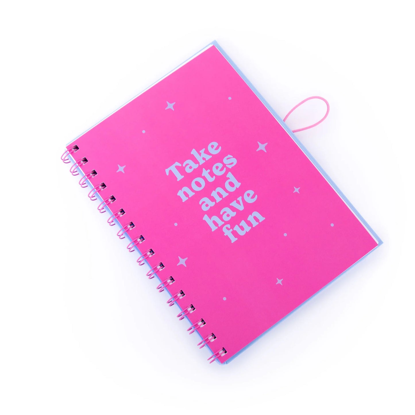 Carnet A5 avec charms – Bleu