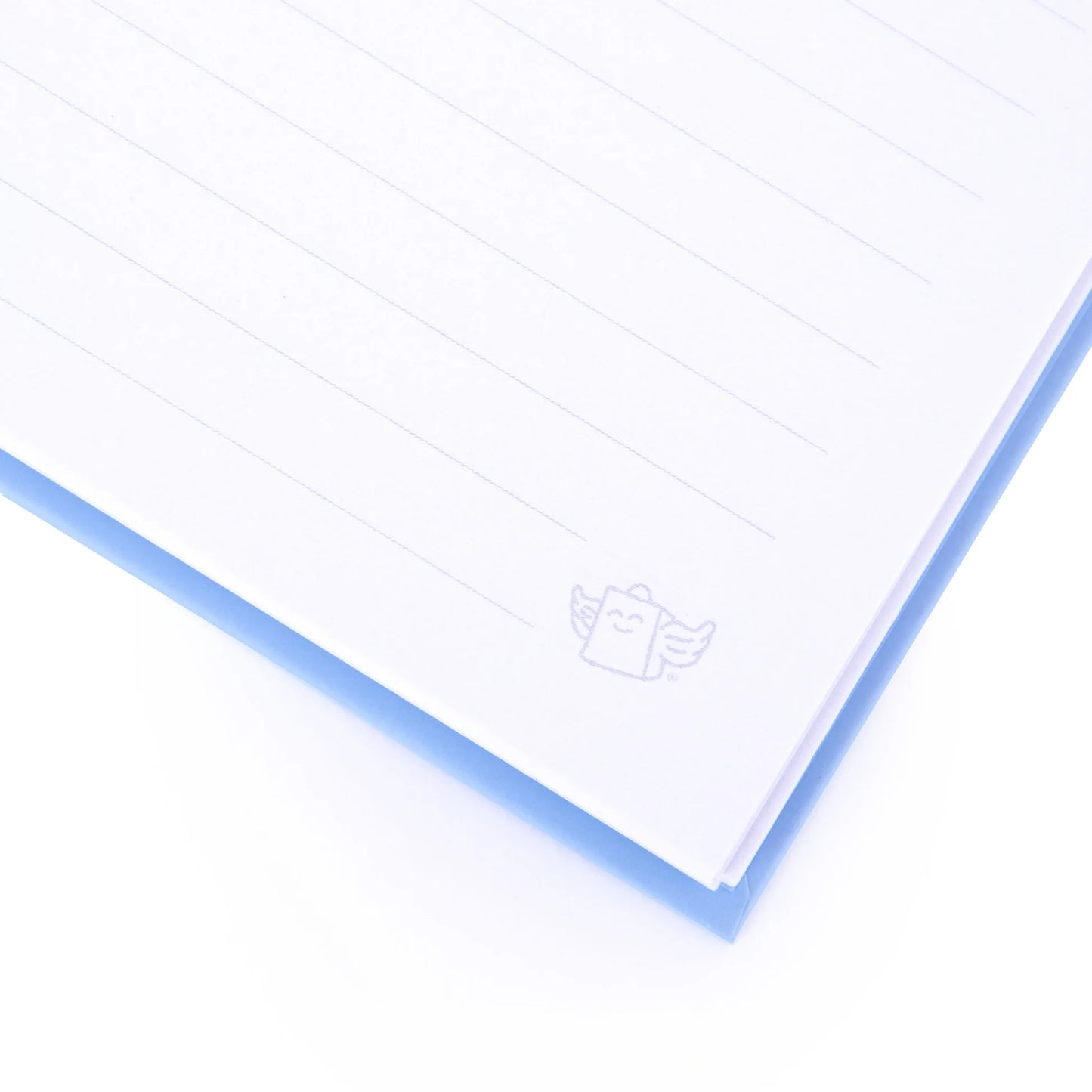 Carnet A5 avec charms – Bleu