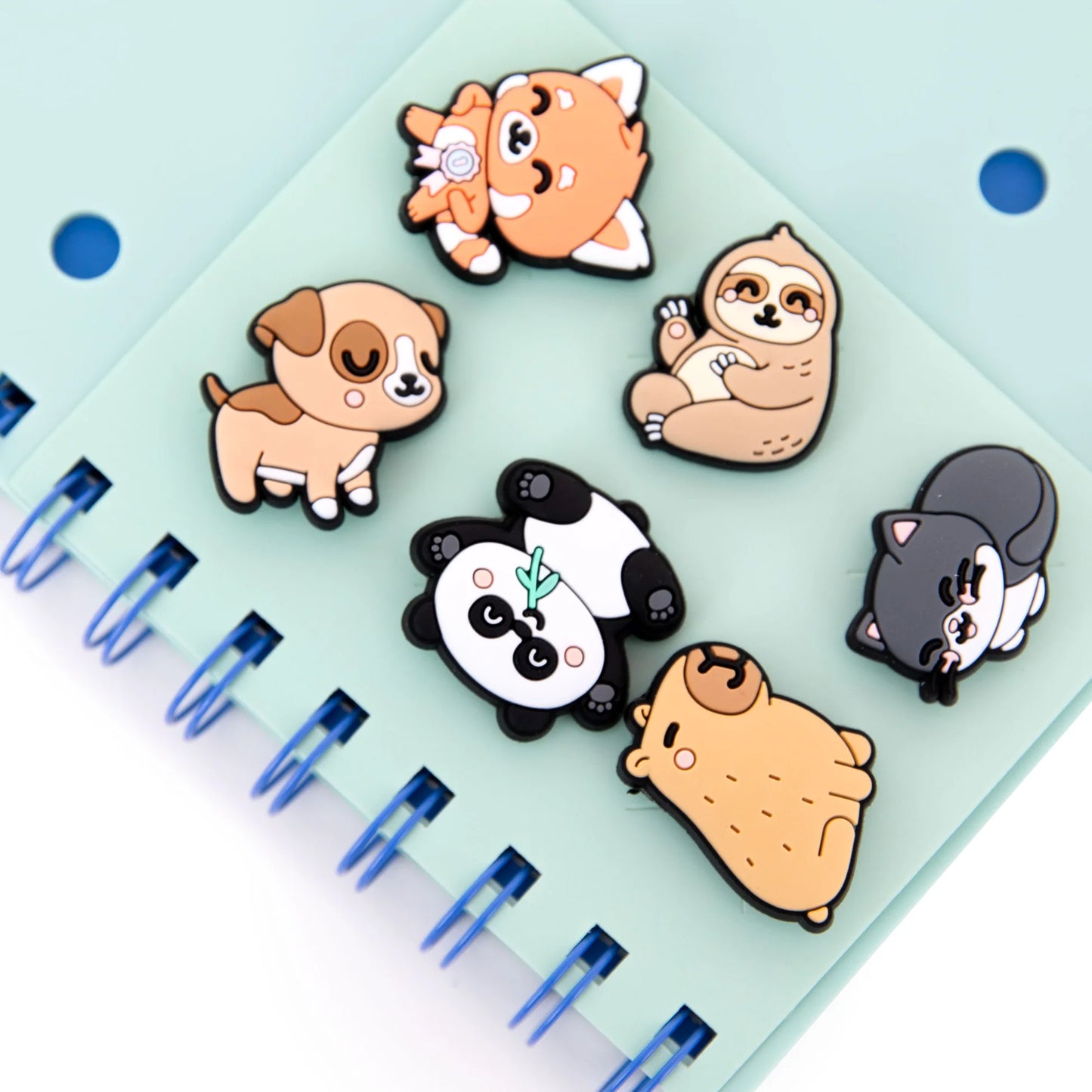 Carnet A5 avec charms – Vert