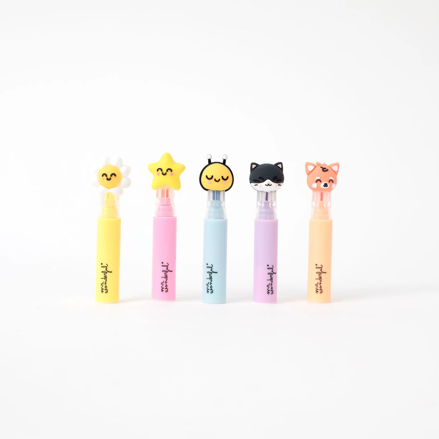 Lot de 5 surligneurs pastel – Live in colour
