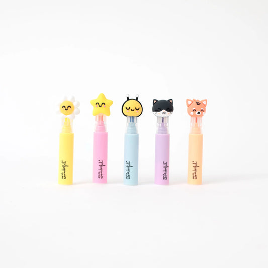 Lot de 5 surligneurs pastel – Live in colour