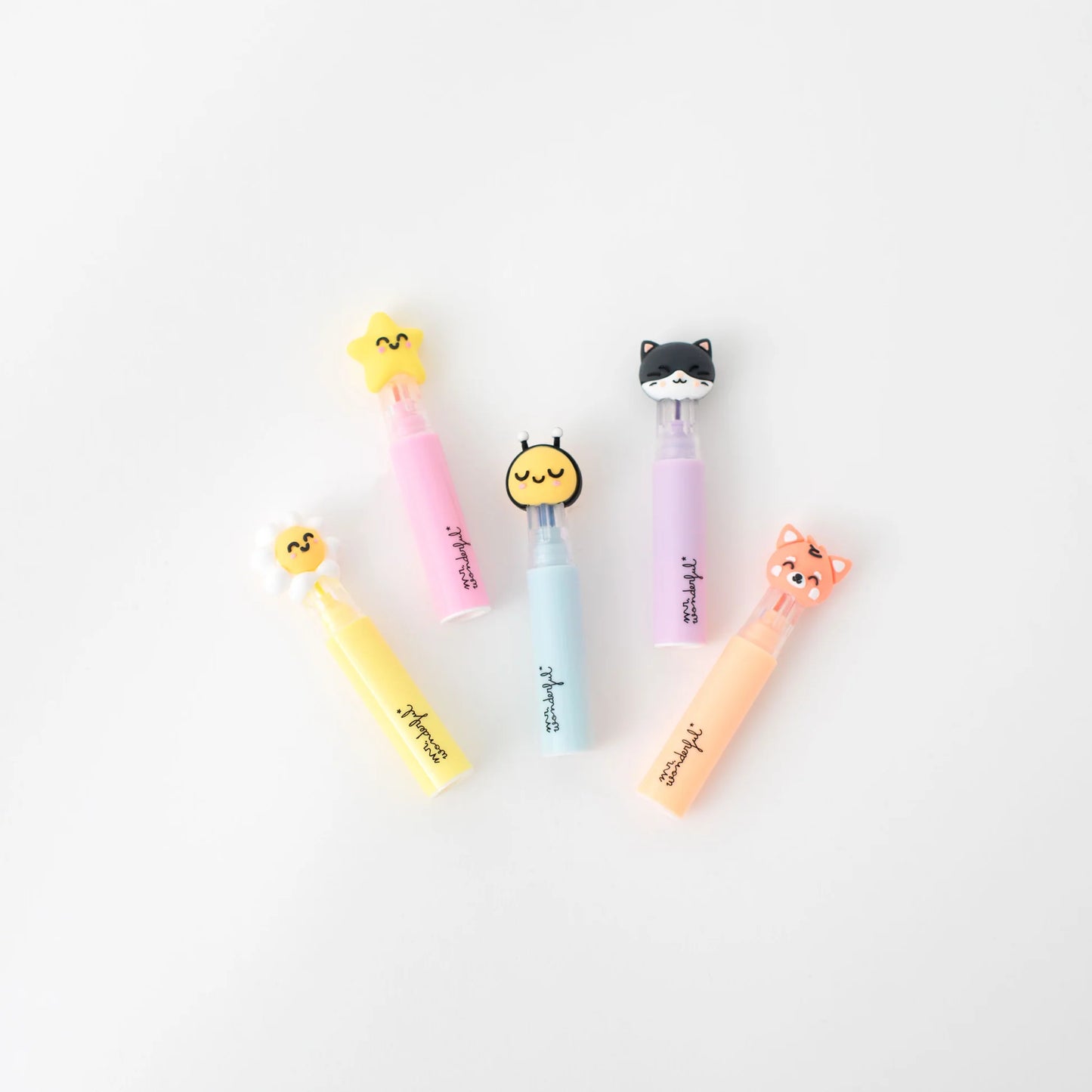 Lot de 5 surligneurs pastel – Live in colour