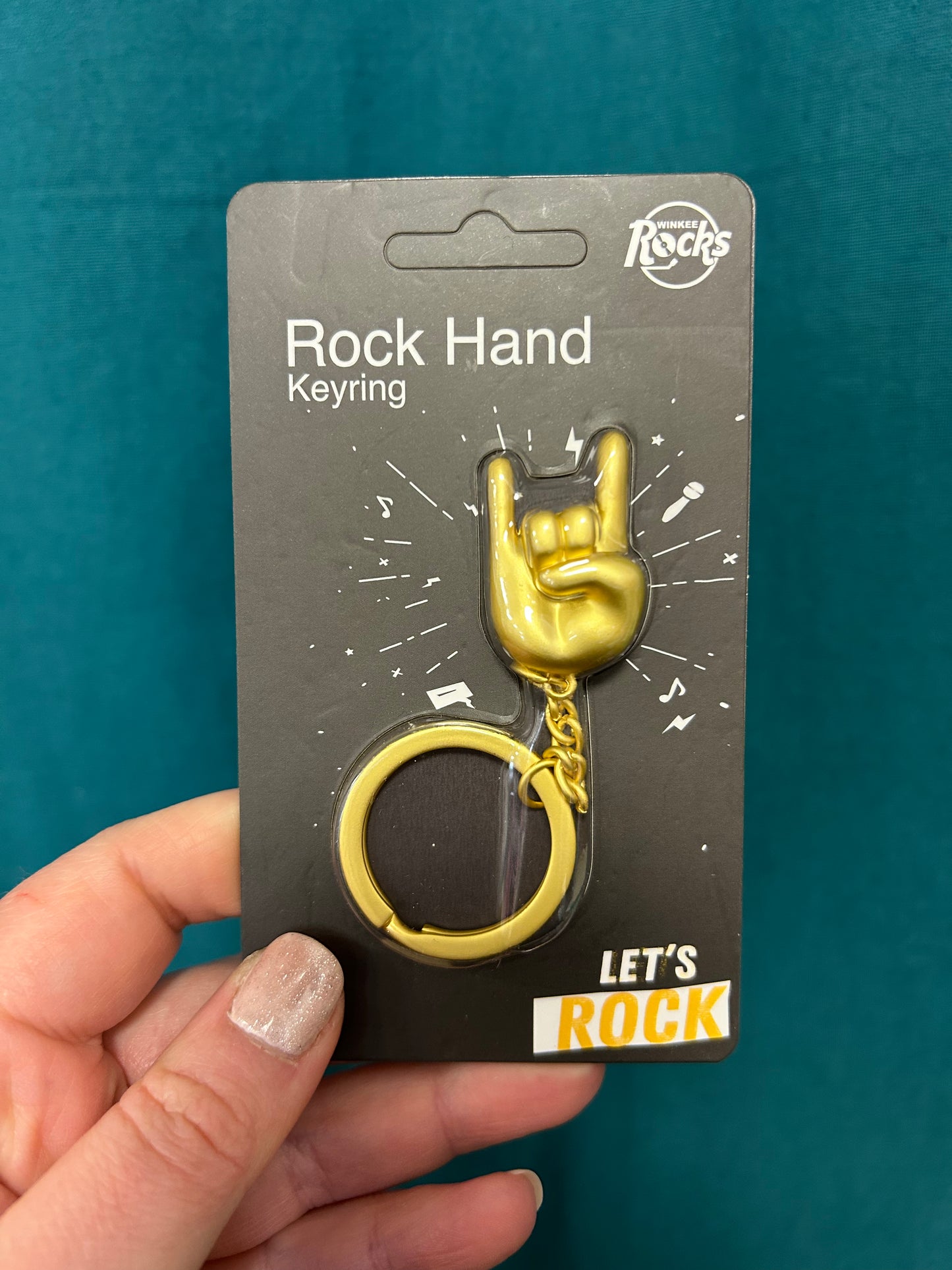 Porte clés Rock Hand - Divers coloris