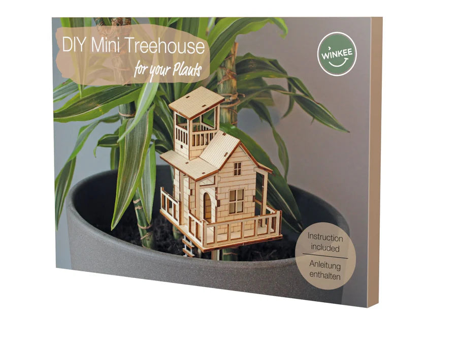 Mini maison dans l'arbre pour plantes DIY