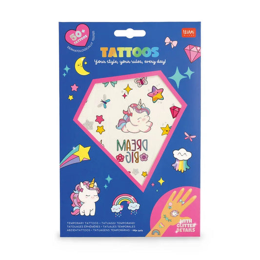 Tatouages éphémères Licorne