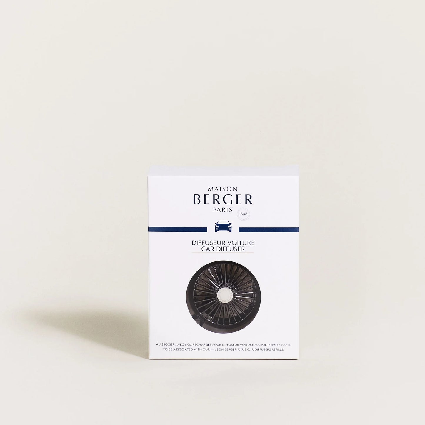 Pince Diffuseur voiture Car Wheel Noire