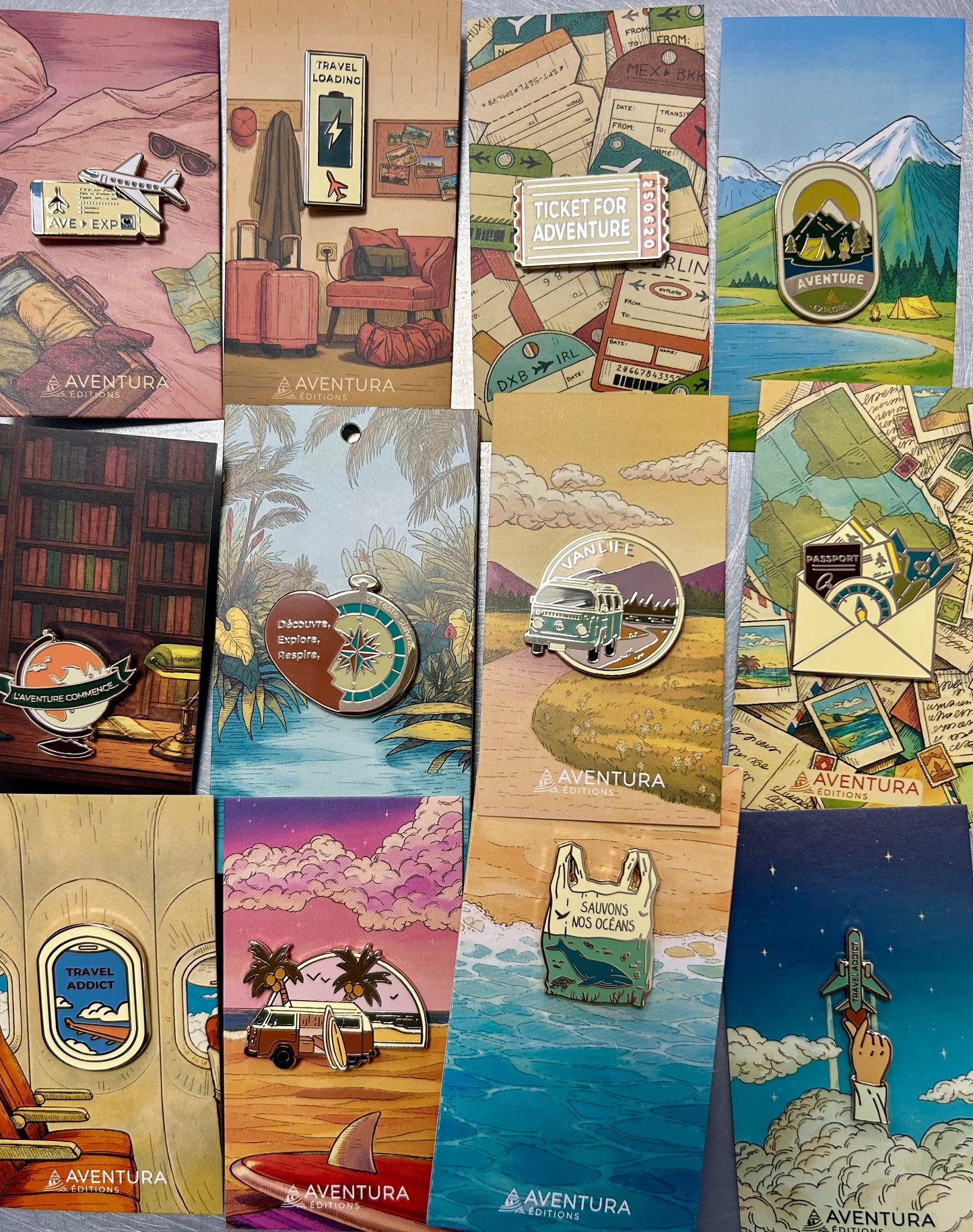 Pin's Aventura - Divers Modèles