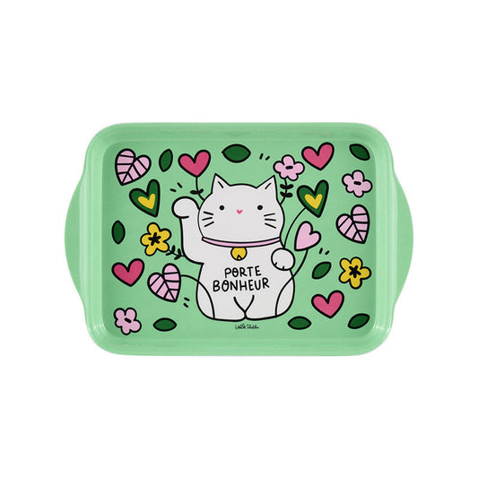 Mini plateau Chat Bonheur