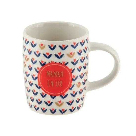 Tasse Expresso Maman en Or