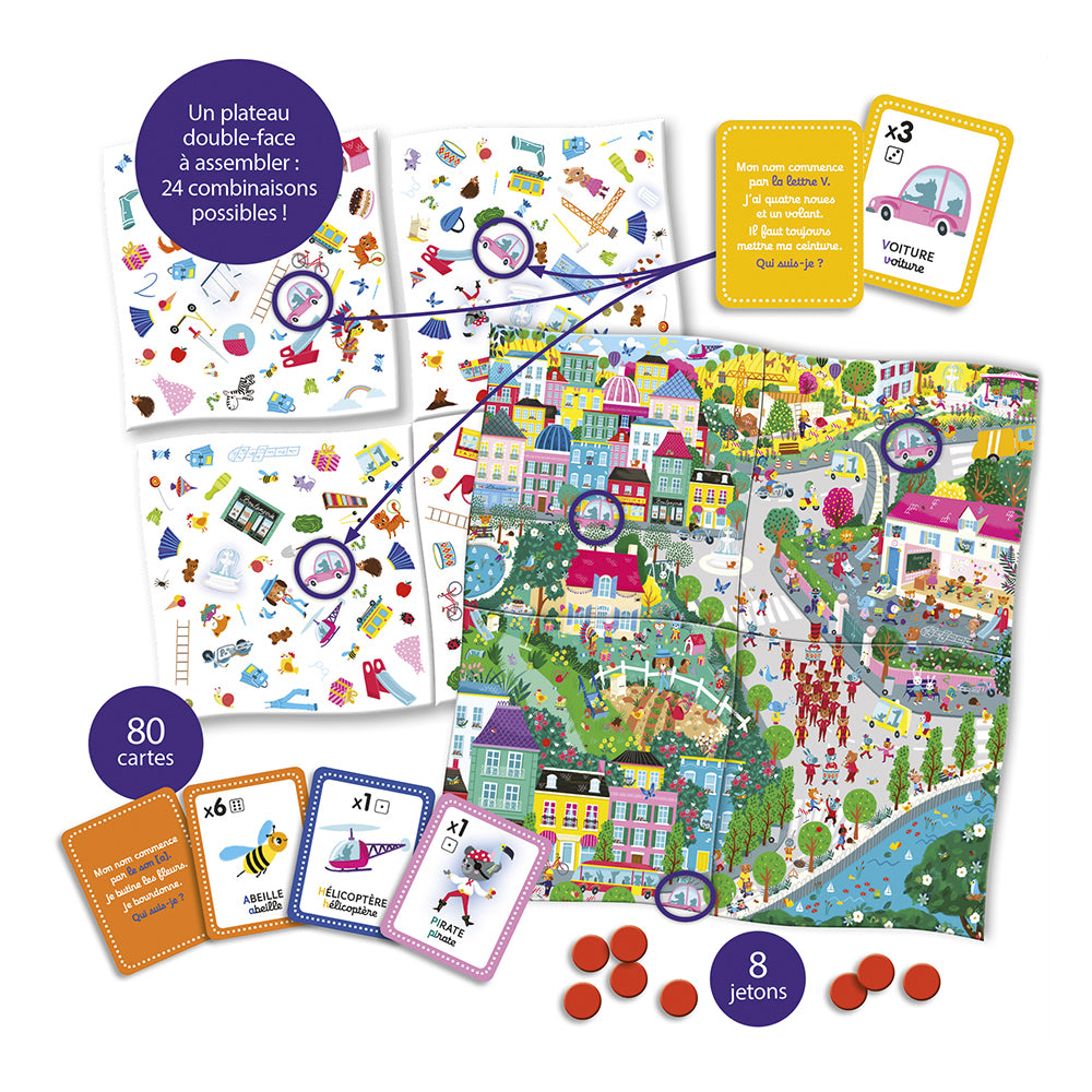 Jeu Cherche et Trouve Les Lettres