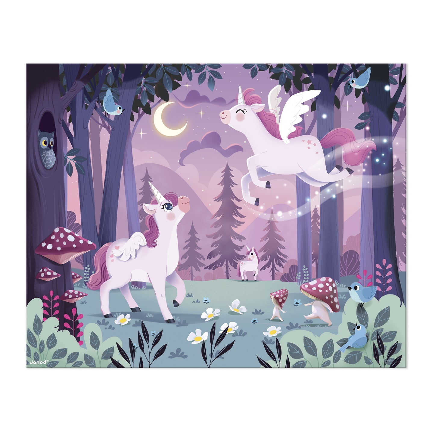 Puzzle Licornes 54 pièces