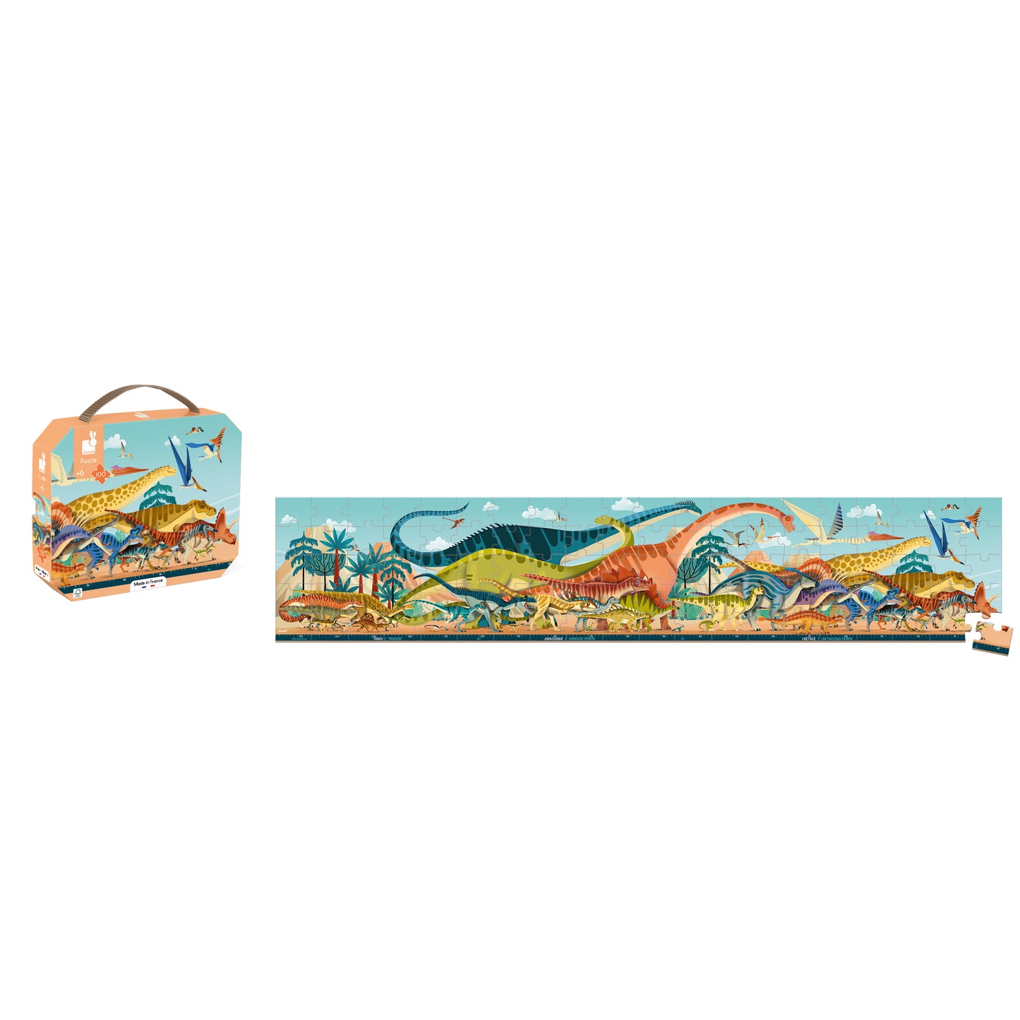 Puzzle Panoramique Dino 100 pièces