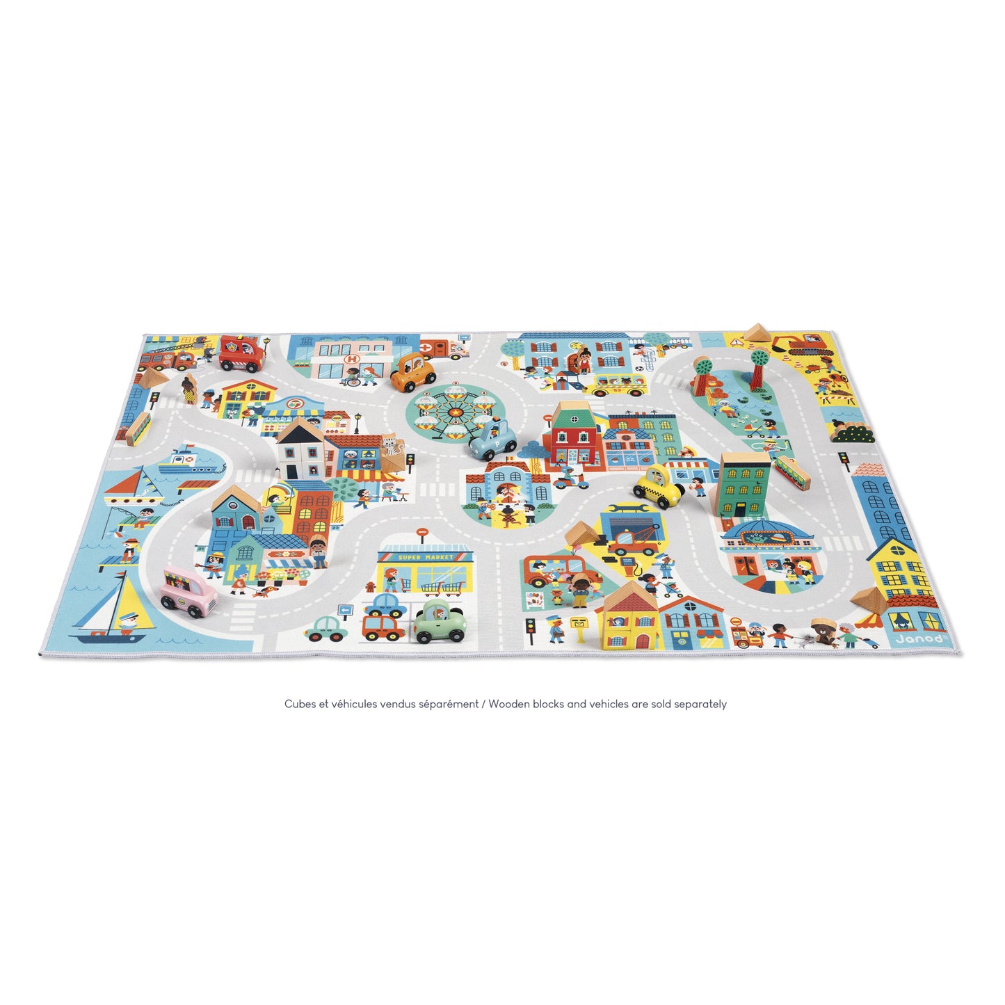 Tapis avec circuit Ville - Cross Roads