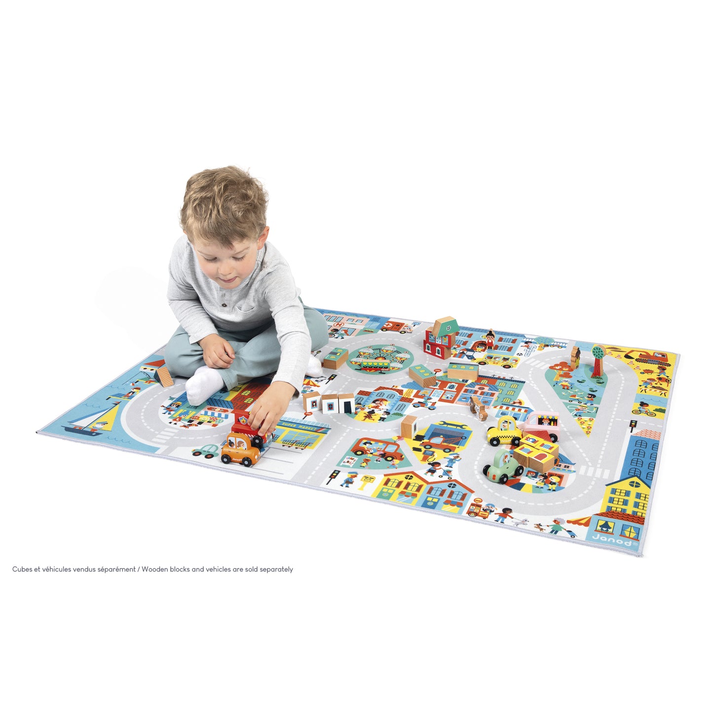 Tapis avec circuit Ville - Cross Roads