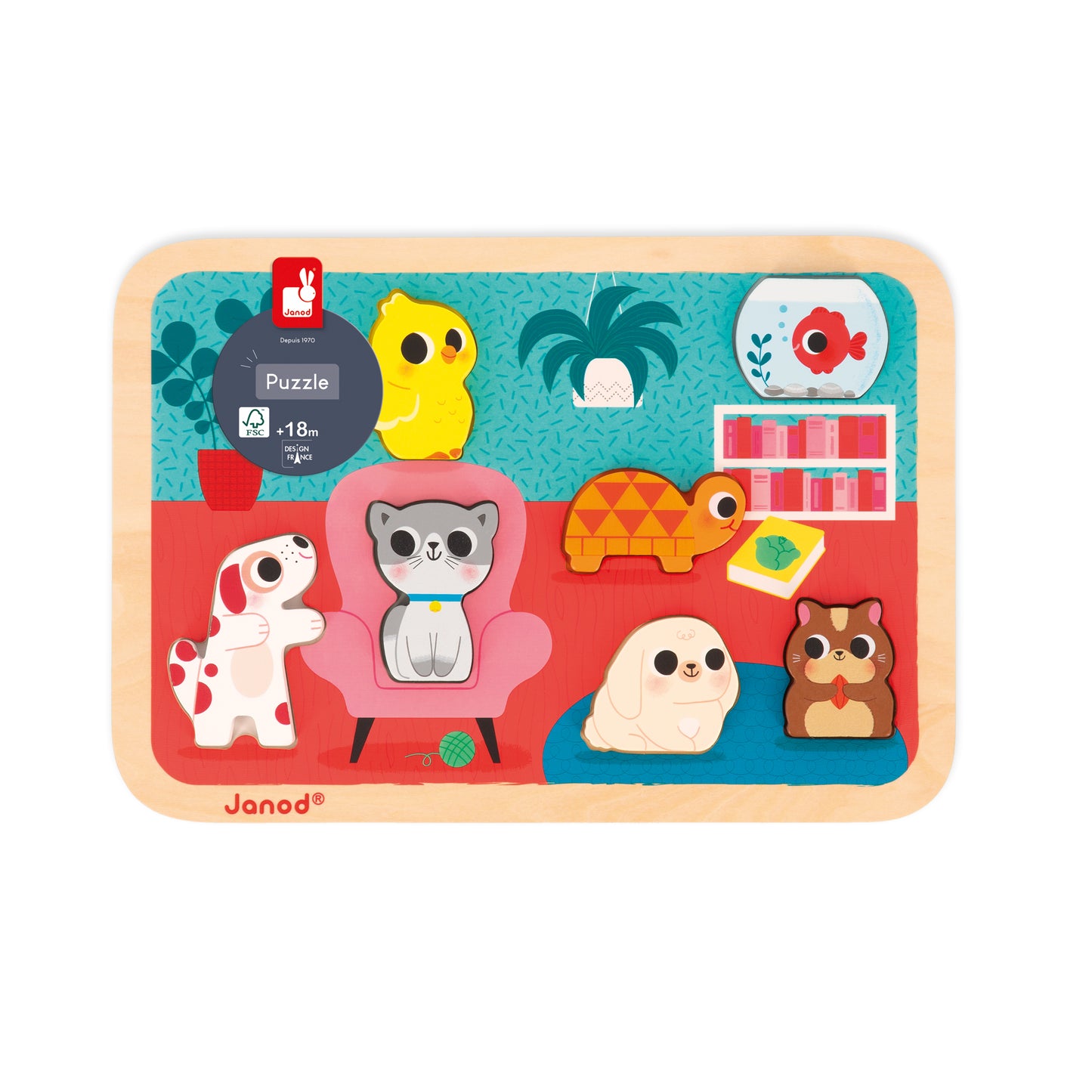 Chunky Puzzle - Les Animaux Familiers