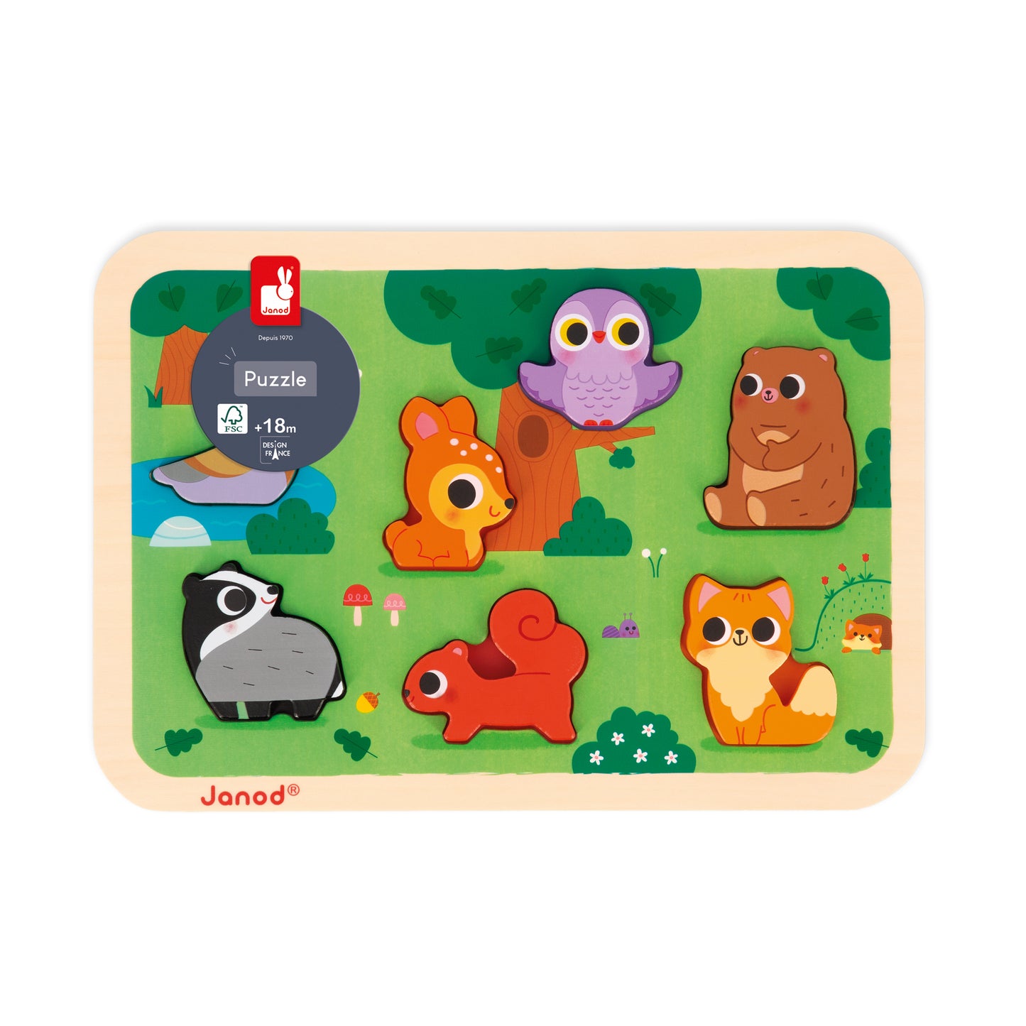 Chunky Puzzle - La Forêt