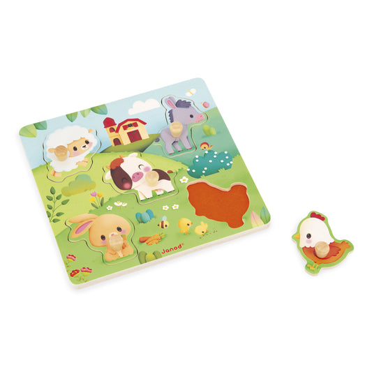 Puzzle tactile ferme