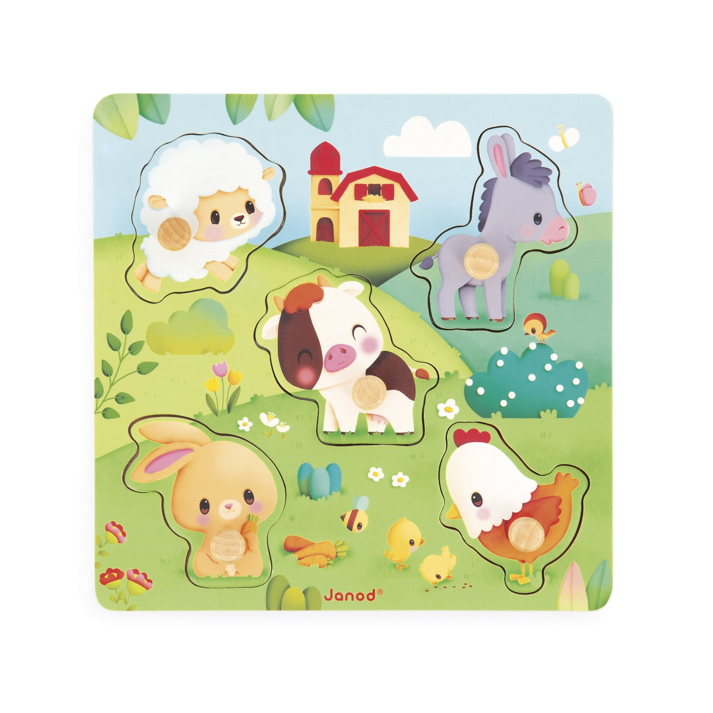 Puzzle tactile ferme