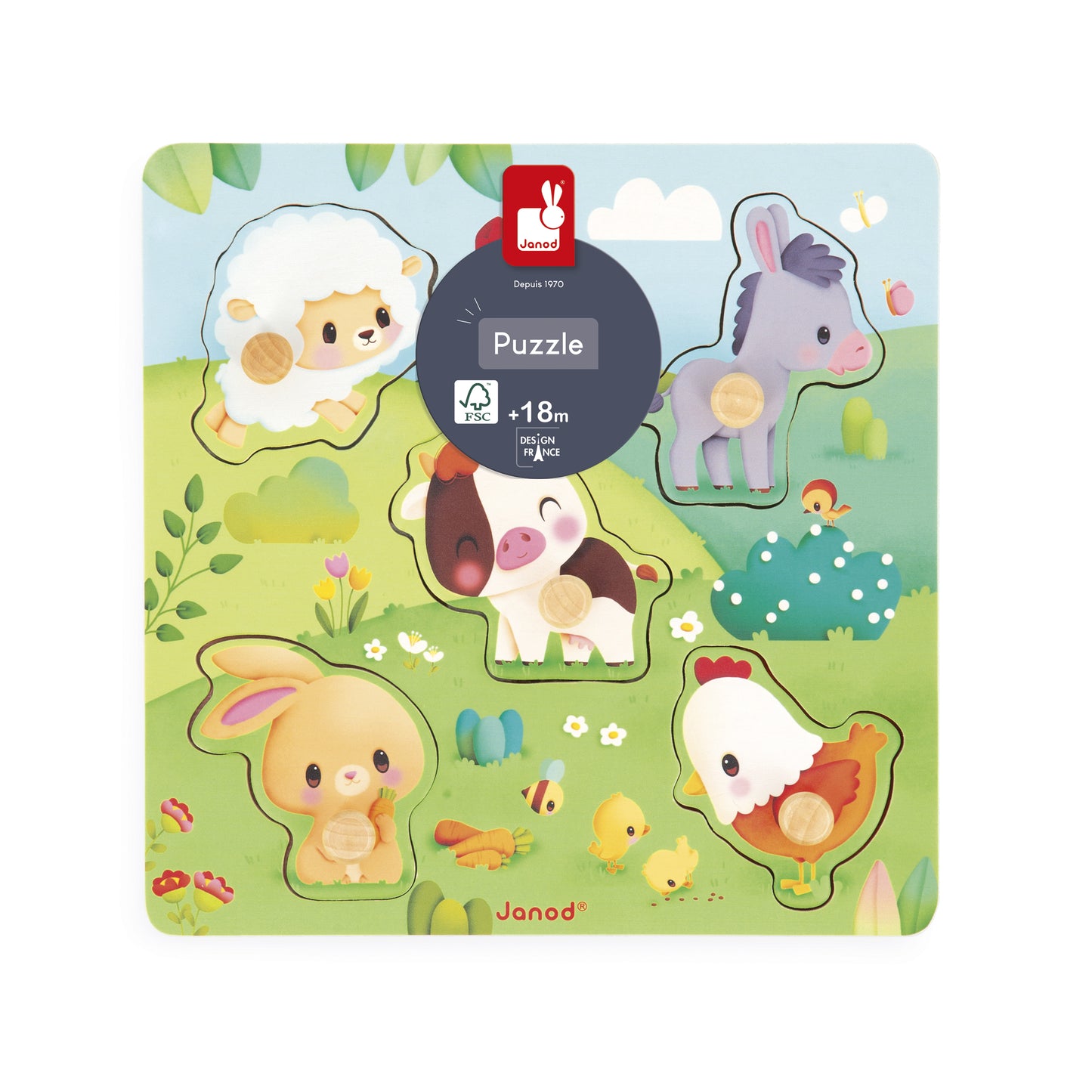 Puzzle tactile ferme