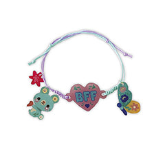 Kit Créatif - 8 Bijoux d'Amitié en Plastique Fou à Créer