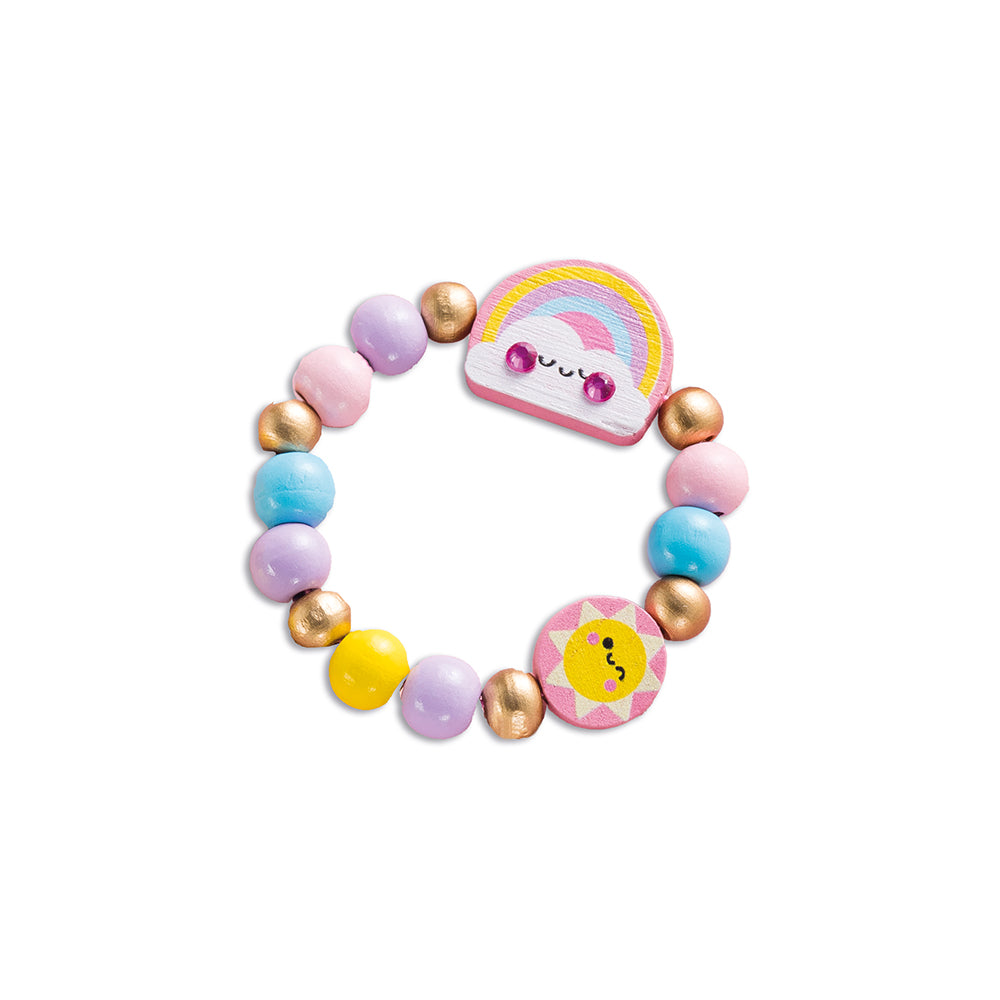 4 Bijoux En Bois A Créer - Rainbow Land